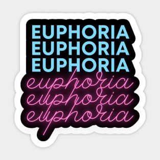 Euphoria design Sticker